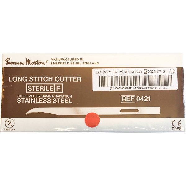 Suturkniv engangs steril 11 cm /100