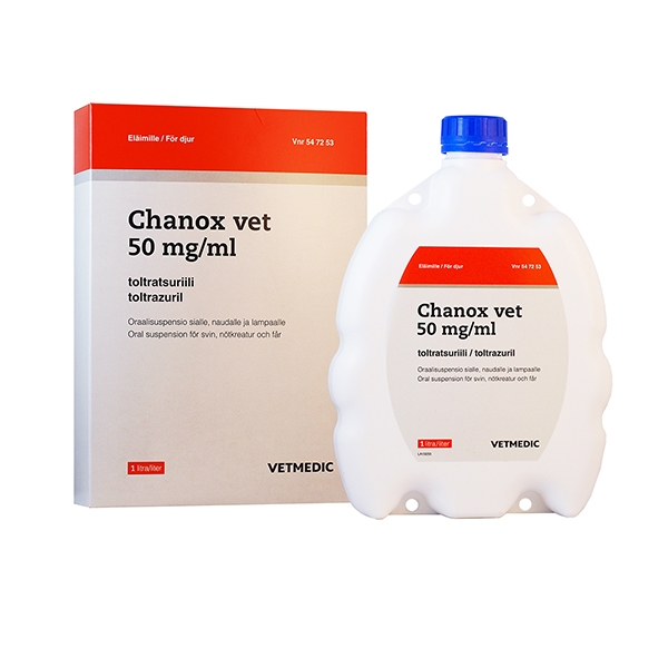 Chanox vet 50 mg/ml oral suspension 1000 ml