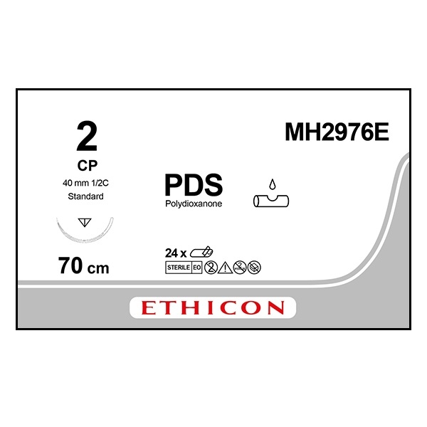 PDS II MH2976E lila 2 OS nål CP 70 cm /24