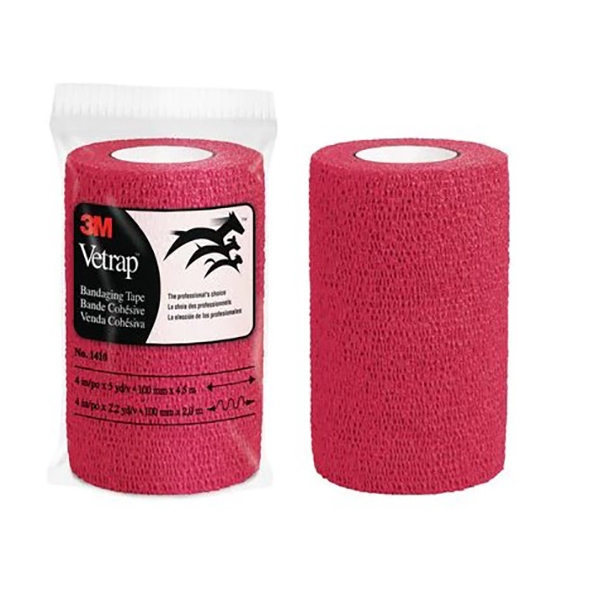 Vetrap rød 10 cm x 4,5 m /st
