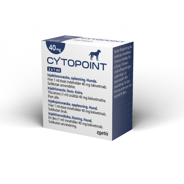 Cytopoint injektionsvätska 40 mg 2 x 1 ml