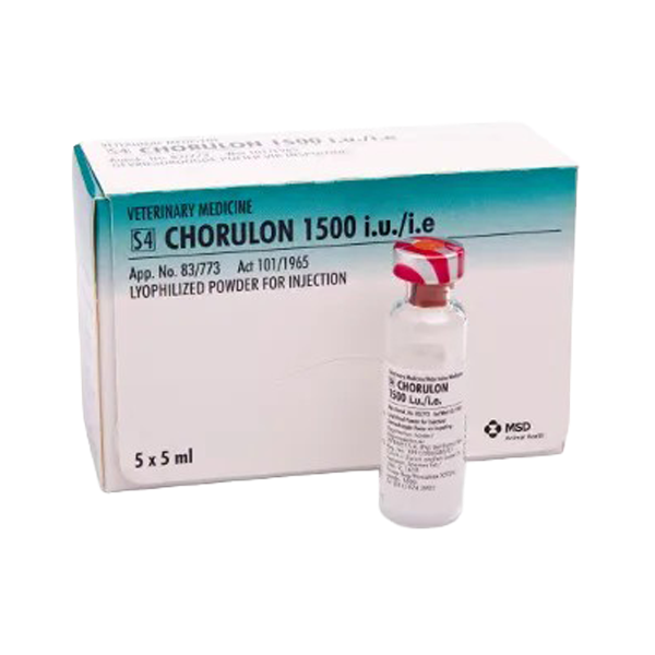 Chorulon Vet 1500 IE 5 x 5 ml