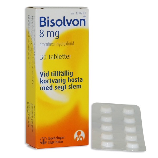 Bisolvon 8 mg 30 tabletter