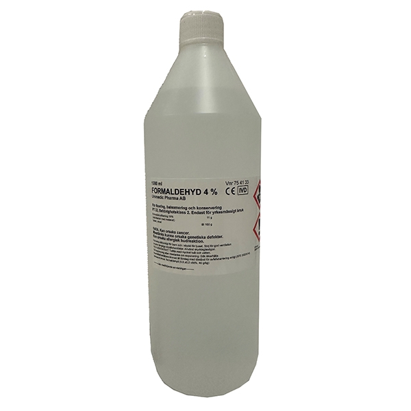 Formaldehyd 4 % 1000 ml /st