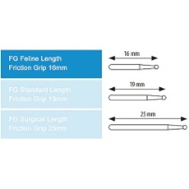Dentalborr X-cut Taper Fissue 701 16 mm FG /5