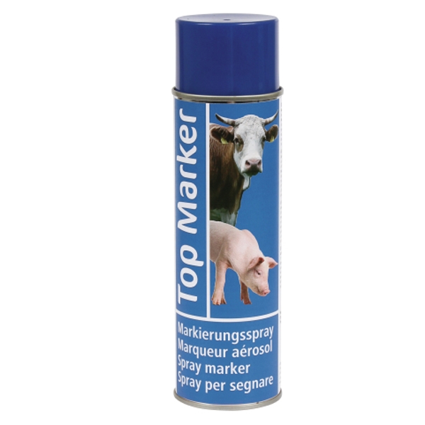 Markeringsspray topmarker blå 400 ml  /stk