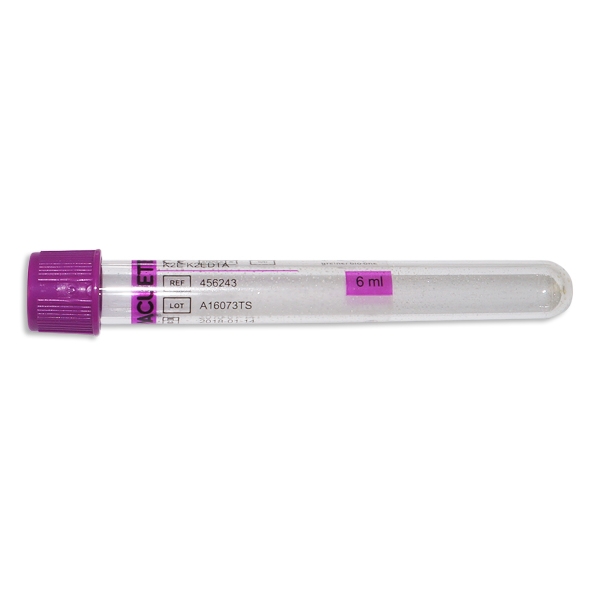 Vacuette vacuumrör EDTA lila 6/7 ml /50