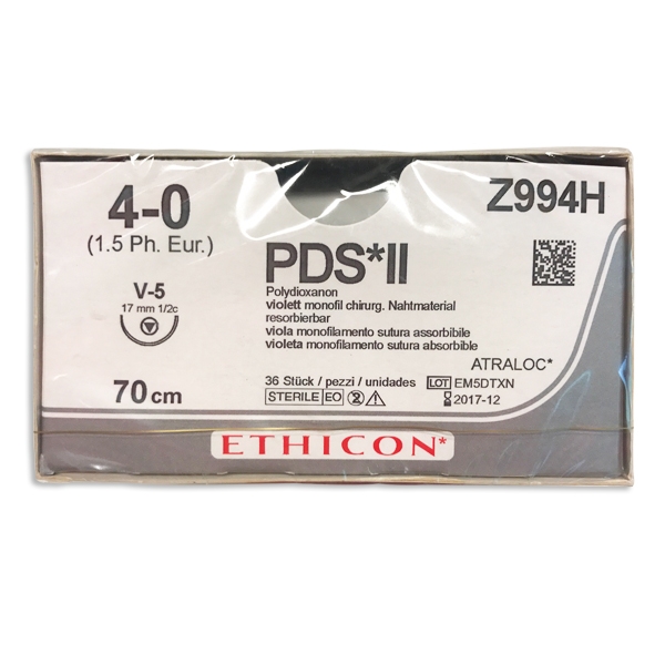 PDS II Z994H 4/0 V-5 70 cm /36