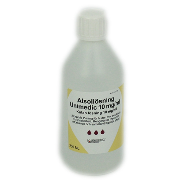 Alsollösning 10 mg/ml 250 ml /st