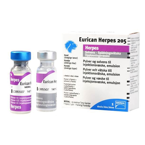 Eurican Herpes 205 10 x 1 doser