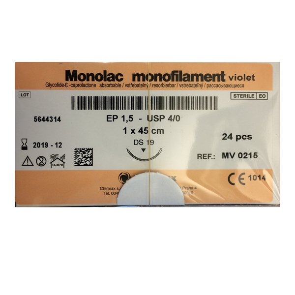 Monolac Lila 4/0 DS-19 45 cm /24