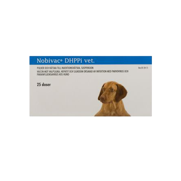 Nobivac DHPPi vet. 1 x 25 doser (Parallellimport)