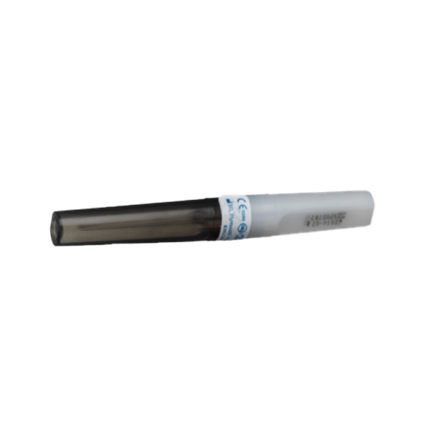 Vacutainer vakuumkanyle med tilbageslagsventil sort 0,7 x 38 mm /100