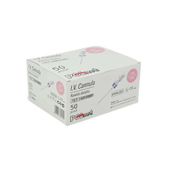 Infusjonskanyle Polnet rosa 1,1x32 mm 20G /100