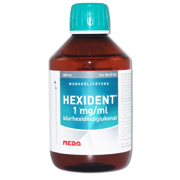 Hexident® 1 mg/ml Munsköljvätska 300 ml