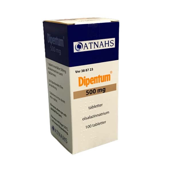 Dipentum 500 mg 100 tabletter