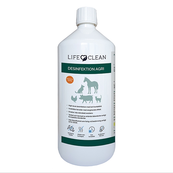 LifeClean Agri ytdesinfektion 1 liter /st