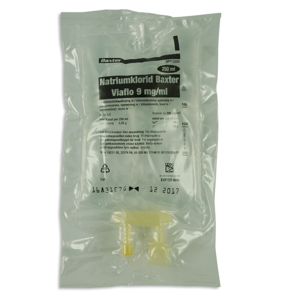 Natriumklorid Baxter Viaflo 30 x 250 ml