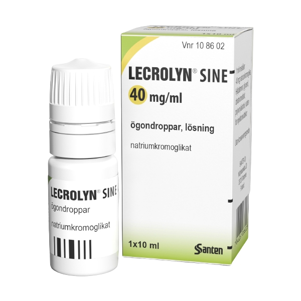 Lecrolyn sine 40 mg/ml 10 ml