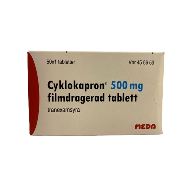 Cyklokapron 500 mg 50 x 1 tabletter (endos)