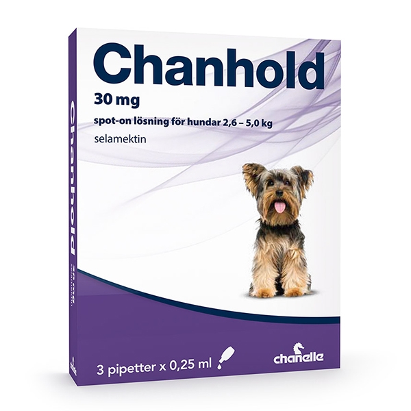 Chanhold 30 mg spot-on endospipett 3x0,25 ml