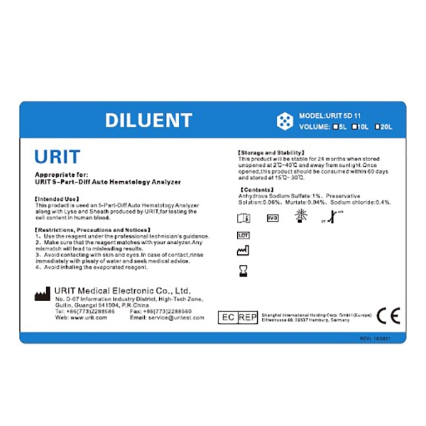 Diluent 5 liter /st