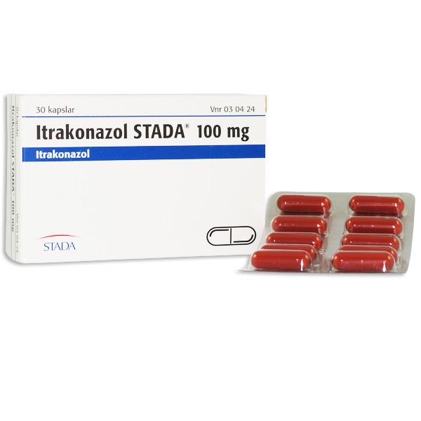 Itrakonazol STADA 100 mg 30 kapslar