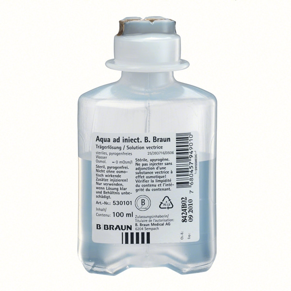 Sterilt vatten Braun 20 x 100 ml