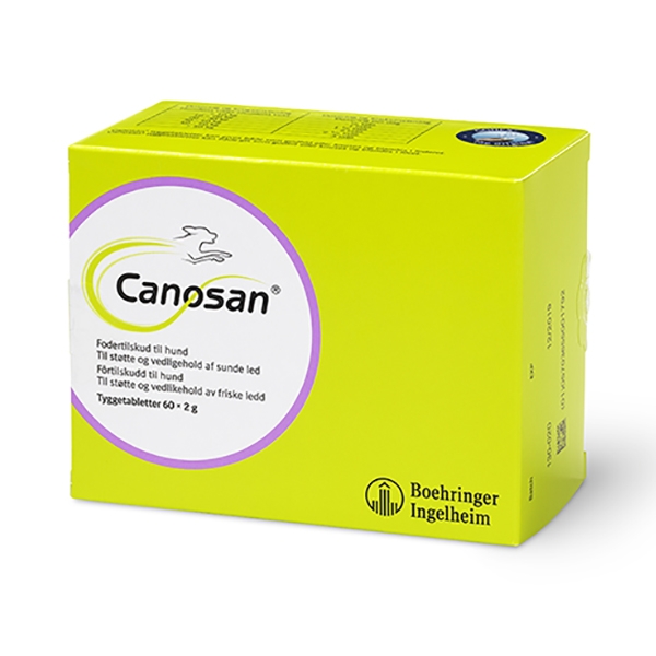 Canosan tyggetabletter til hunde 2 gram /60