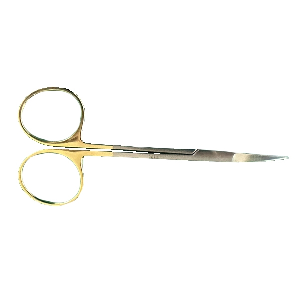 Øjensaks Iris buet spids/spids 11cm TC /stk