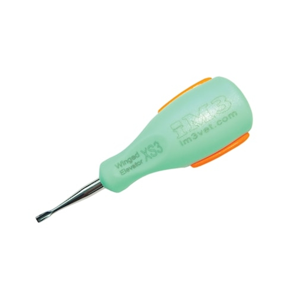 Ergo XS Tandhävel Limegrön med vingar 3 mm /st