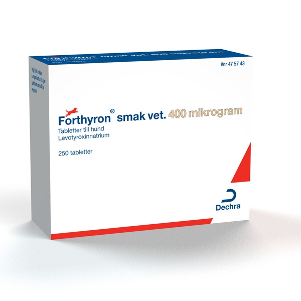 Forthyron Smak vet. 400 µg 250 st