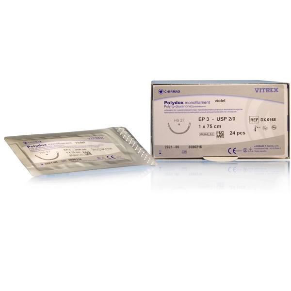 Polydox Lila 2/0 HS-27 75 cm /24