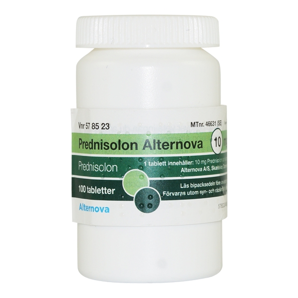 Prednisolon Alternova 10 mg 100 st