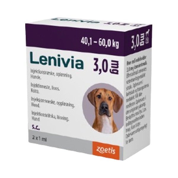 Lenivia injektionsvätska 3,0 mg 2 x 1 ml
