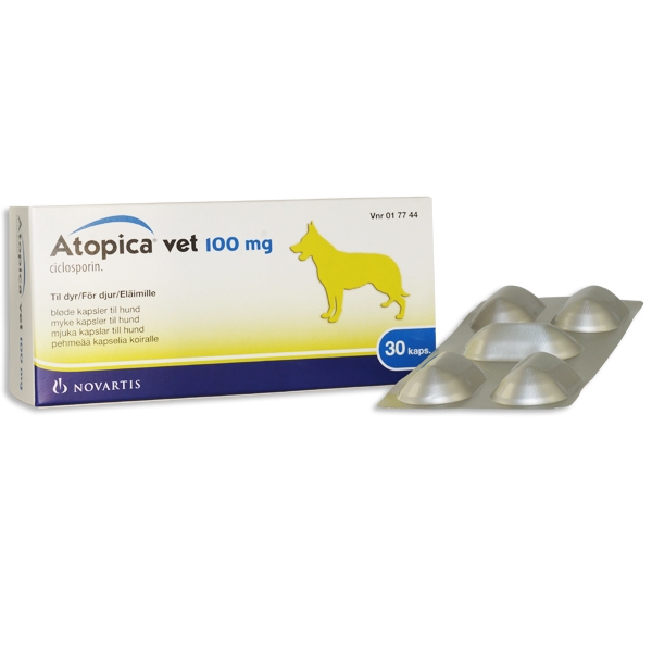 Atopica vet. 100 mg 30 st