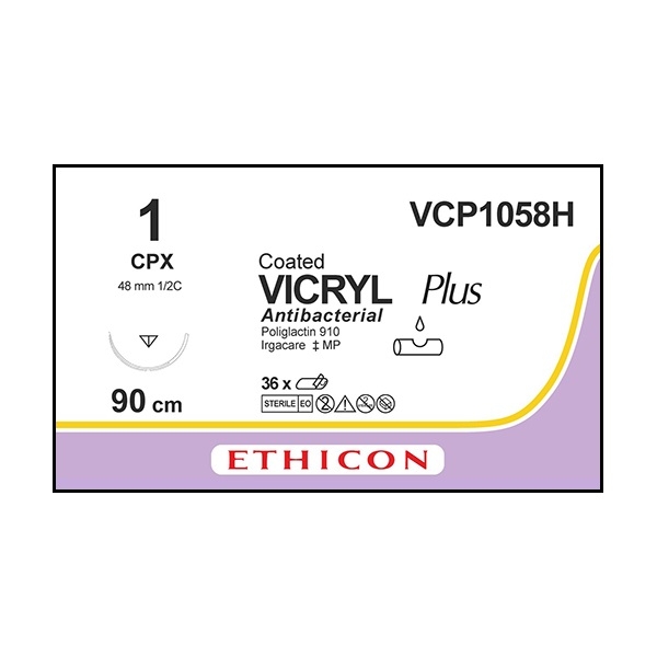 Vicryl Plus VCP1058H OS 1 CPX 90 cm /36