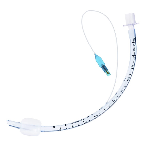 Trachealtube Wellead i PVC med cuff 7,5 mm /stk