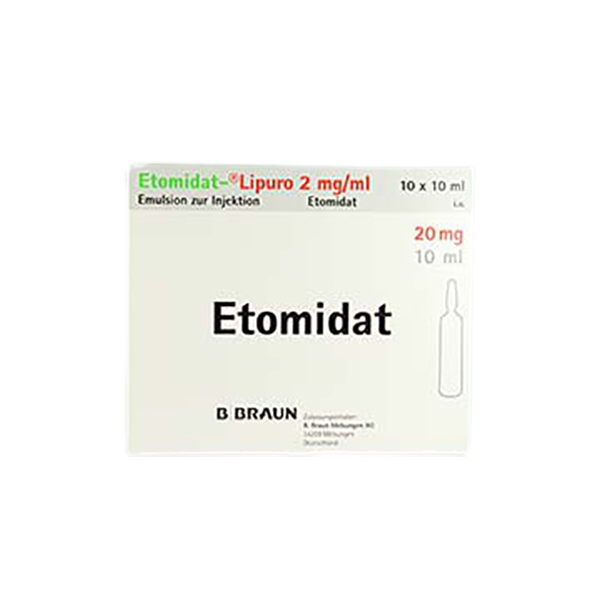 Etomidat-Lipuro 2 mg/ml 10x10 ml