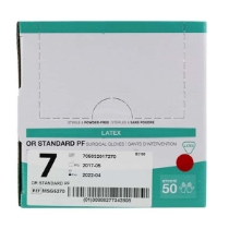 OR Standard operasjonshansker steril latex, pudderfri 7,0/50 par