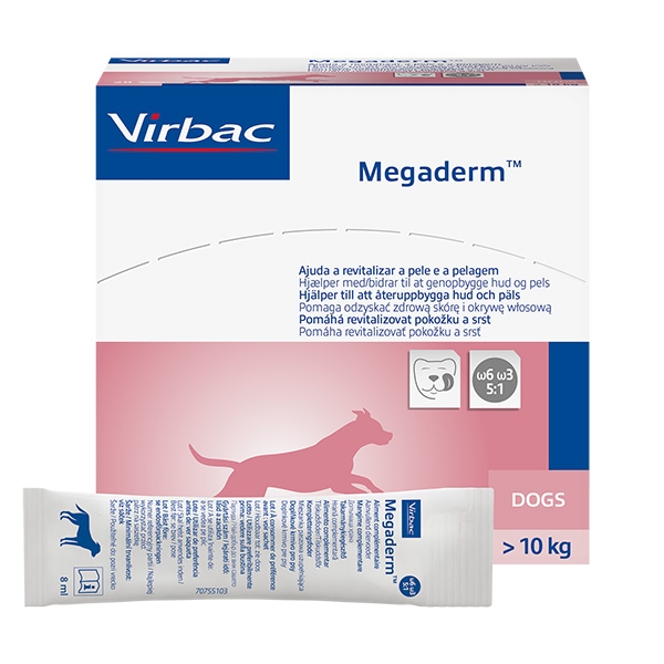 Virbac Megaderm hund >10 kg 8 ml /28