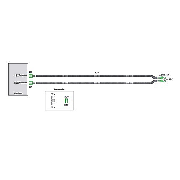 Åndingssystem 10x1600 mm /stk