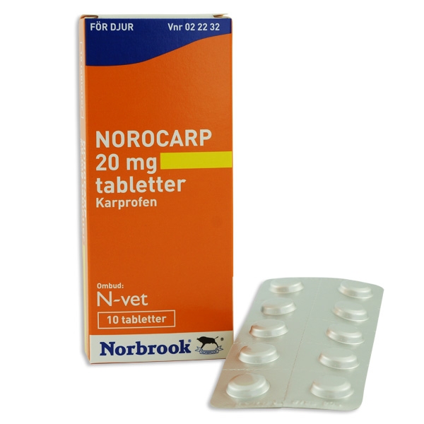 Norocarp 20 mg 10 st