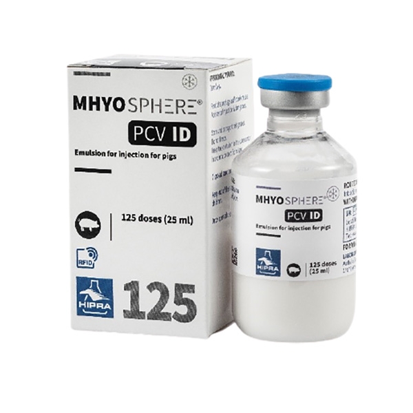 Mhyosphere PCV ID injektionsvätska 125 doser 25 ml