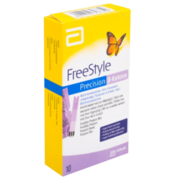 Freestyle precision betaketon teststrimler /10