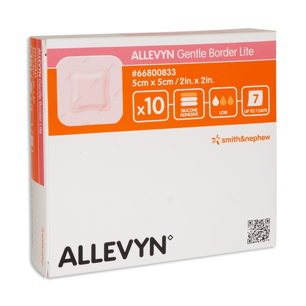 Allevyn Gentle Border Lite 5x5 cm /10