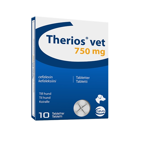 Therios vet. 750 mg 10 tabletter