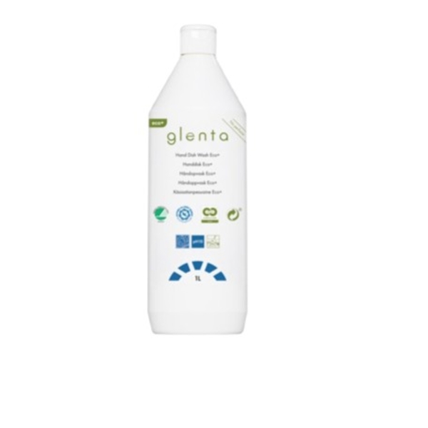 Glenta Eco+ Håndopvaskemiddel uparfumeret 1 liter /stk