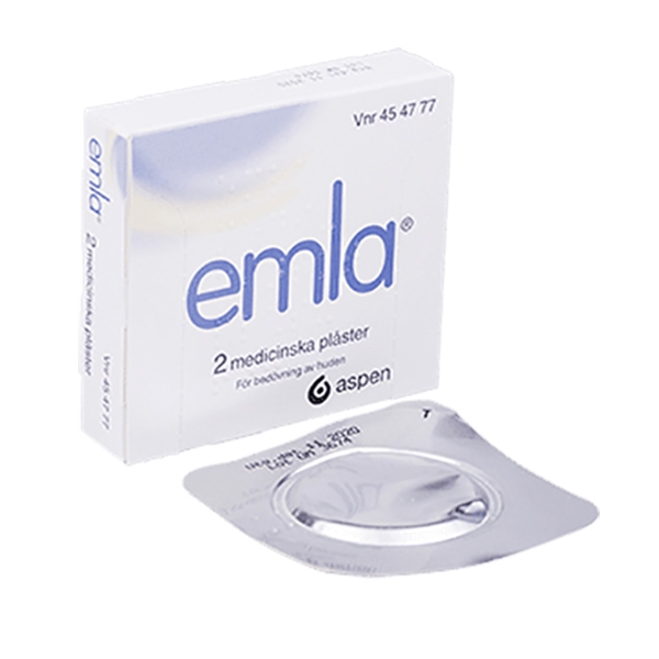 EMLA® 25 mg/25 mg medicinskt plåster 2 styck