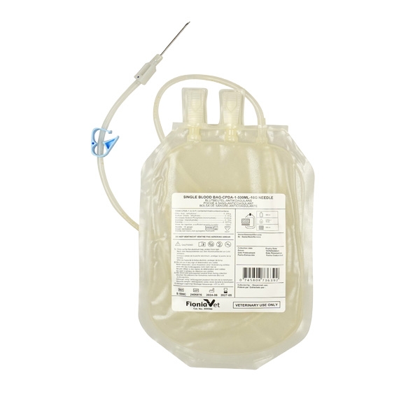 Fioniavet blodpose enkelt kammer CPDA-1 250 ml /stk